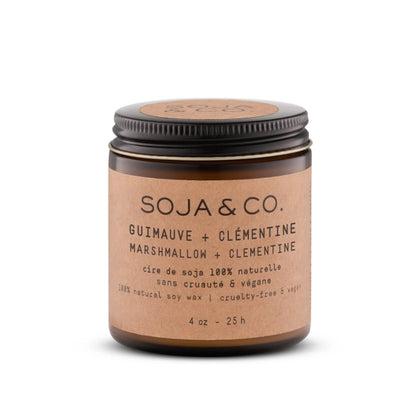 Soy Wax Candle | Marshmallow + Clementine