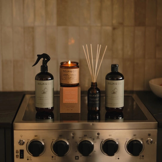 Soy Wax Candle | Marshmallow + Clementine