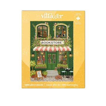Villager Puzzle Emerald Bookstore | 1000-Piece Puzzle | Designed in Canada