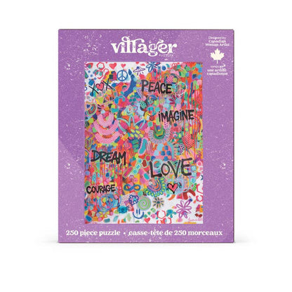 Villager Puzzle Pink Graffiti