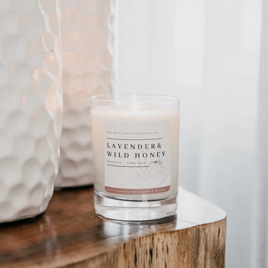 Natura Soylights Lavender & Wild Honey Tumbler Jar Candle