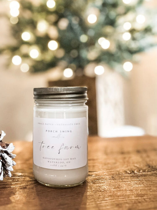 PORCH SWING CANDLE CO - TREE FARM (12oz )