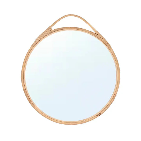 Natural Rattan Mirror