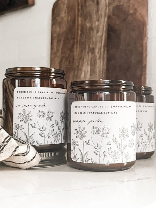 Porch Swing Candle Co. Summer Garden 8 oz