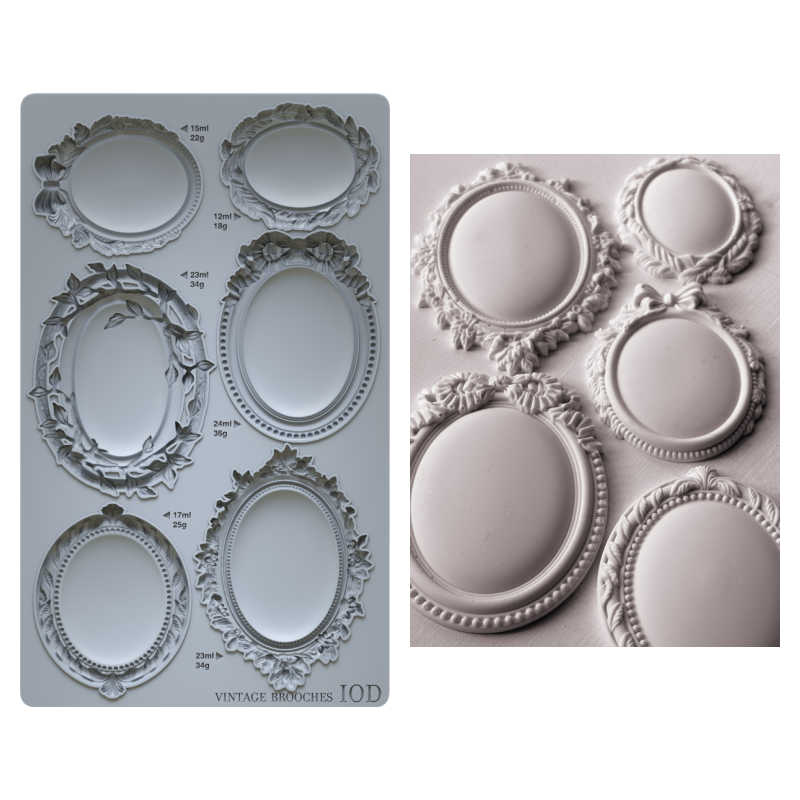Vintage Brooches IOD Mould