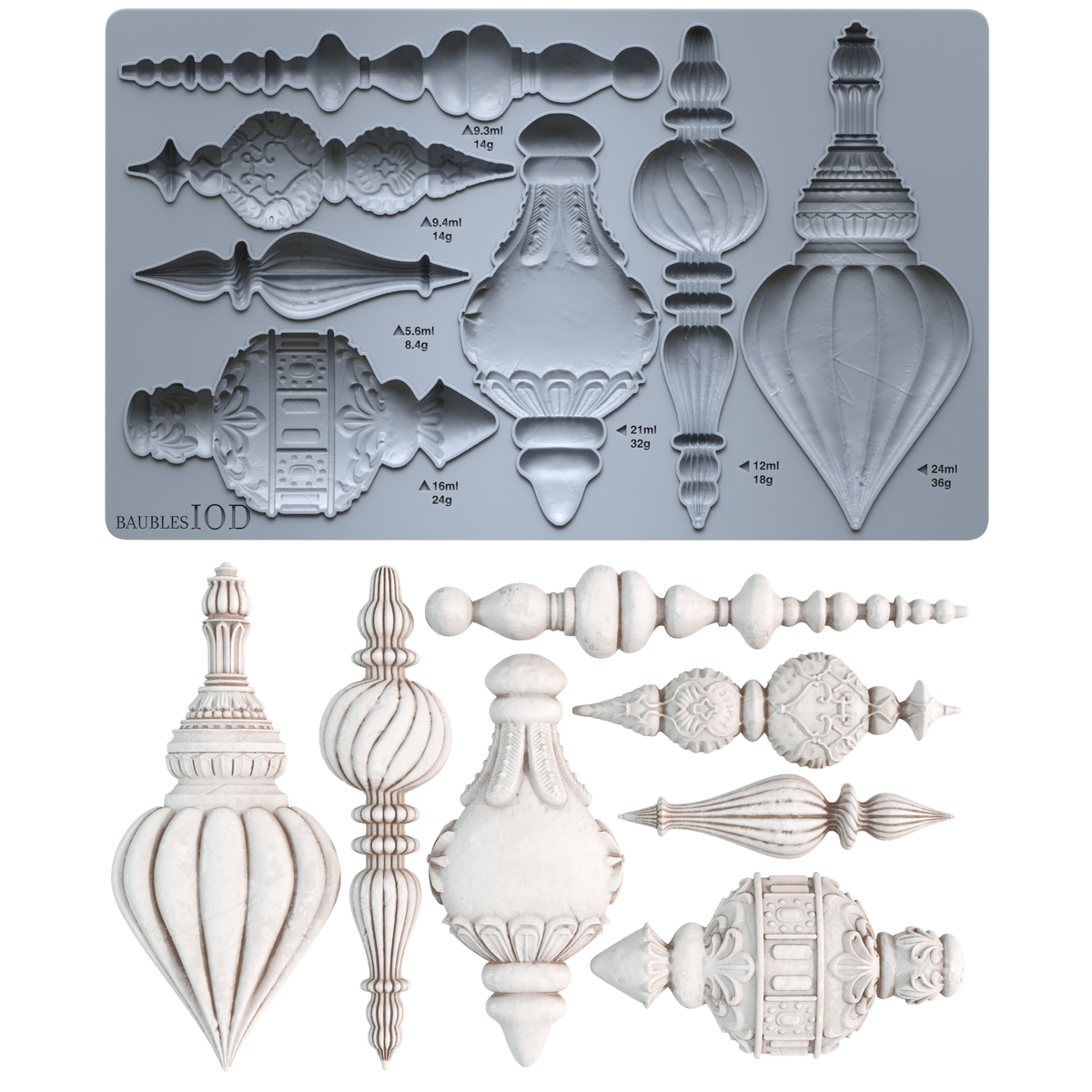 IOD Mould Baubles
