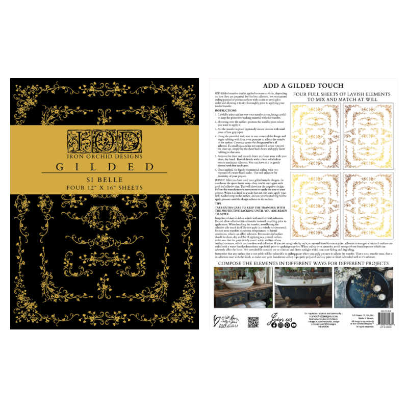 Si Belle IOD Foil Transfer