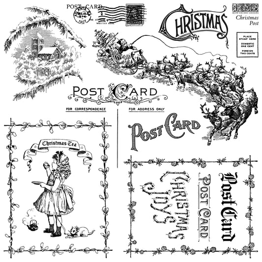 Christmas Post Stamp