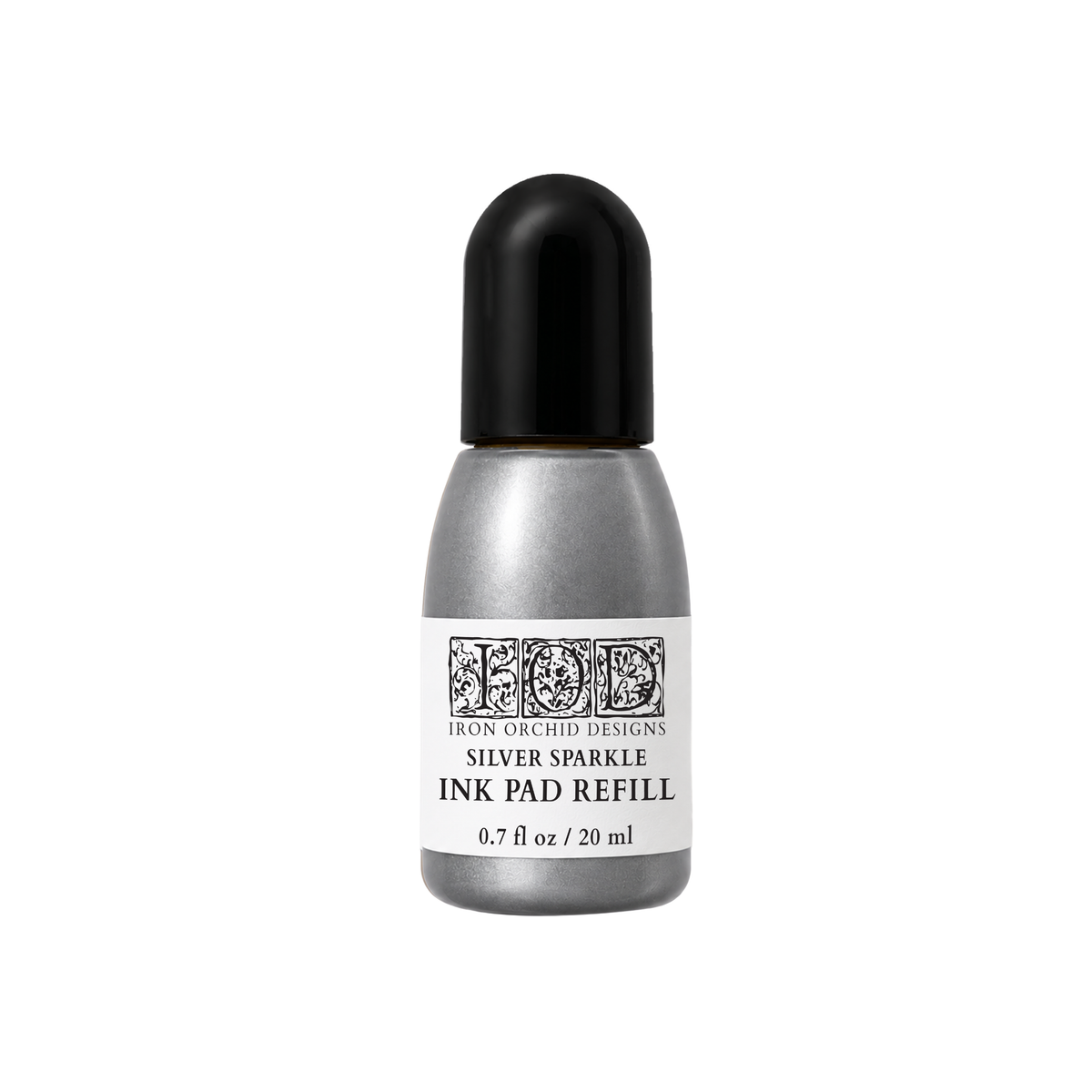 IOD Silver Sparkle Decor Refill Bottle