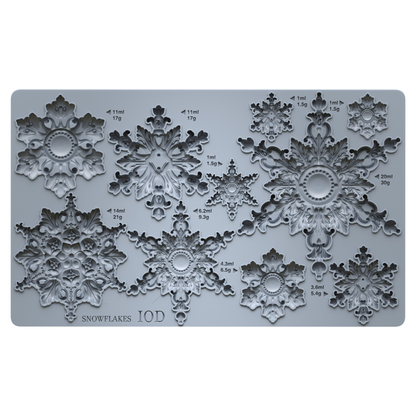 IOD Mould Snowflakes