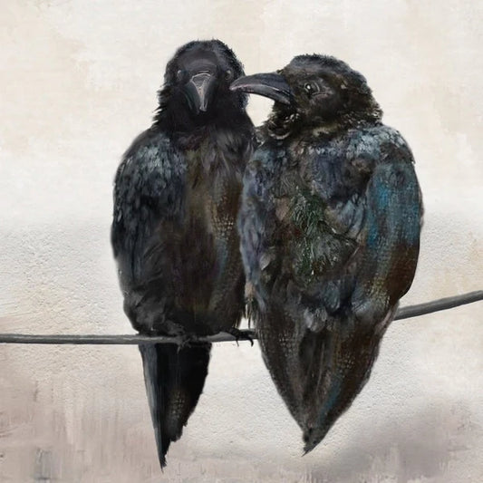 Marble Coaster Crows Together