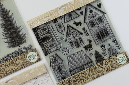 IOD Stamp Gingerbread Lane