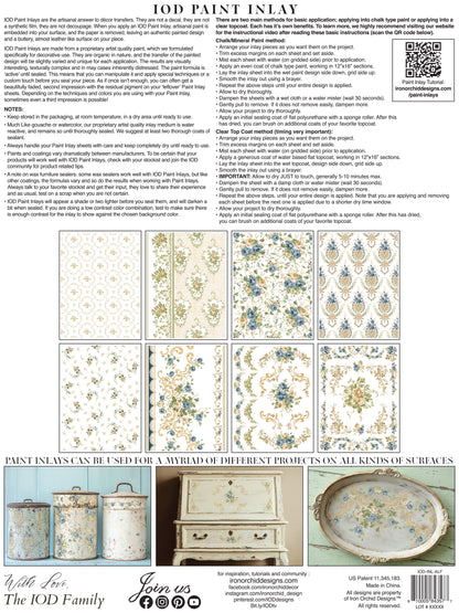 IOD Paint Inlay - Alfred Peats & Co.