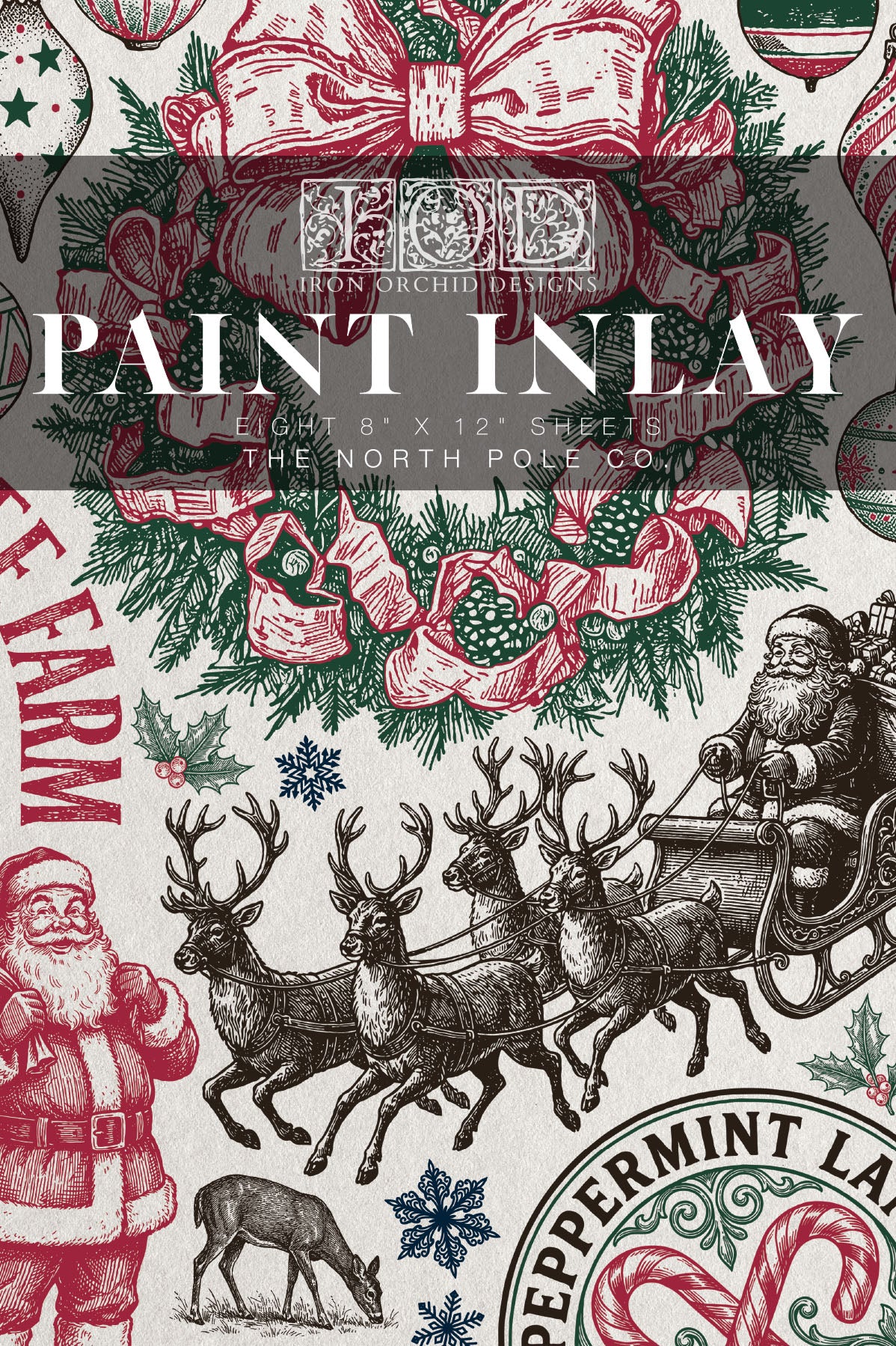 IOD Paint Inlay The North Pole Co