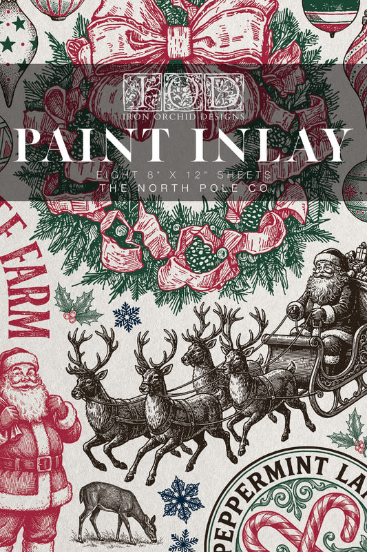 IOD Paint Inlay The North Pole Co