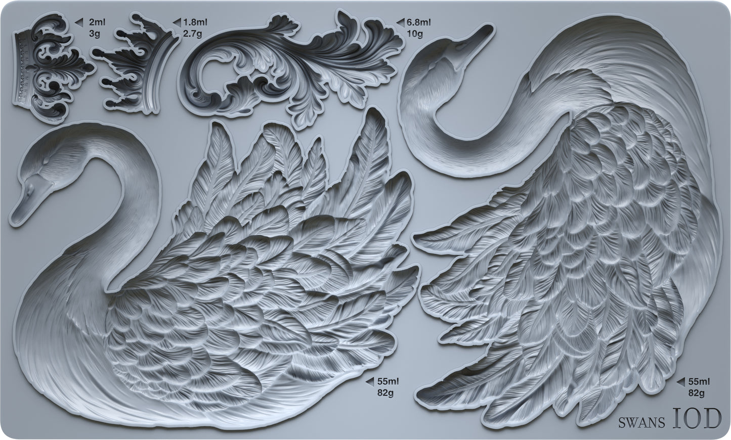 IOD Mould - Swans