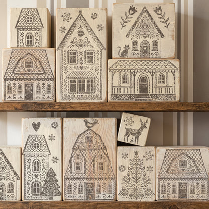 IOD Stamp Gingerbread Lane