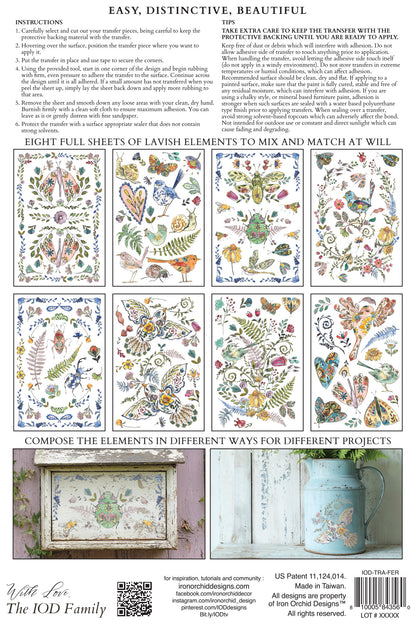 IOD Decor Transfer -Fern Fables