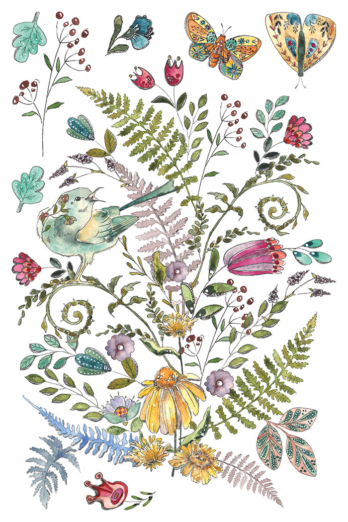 IOD Decor Transfer -Fern Fables