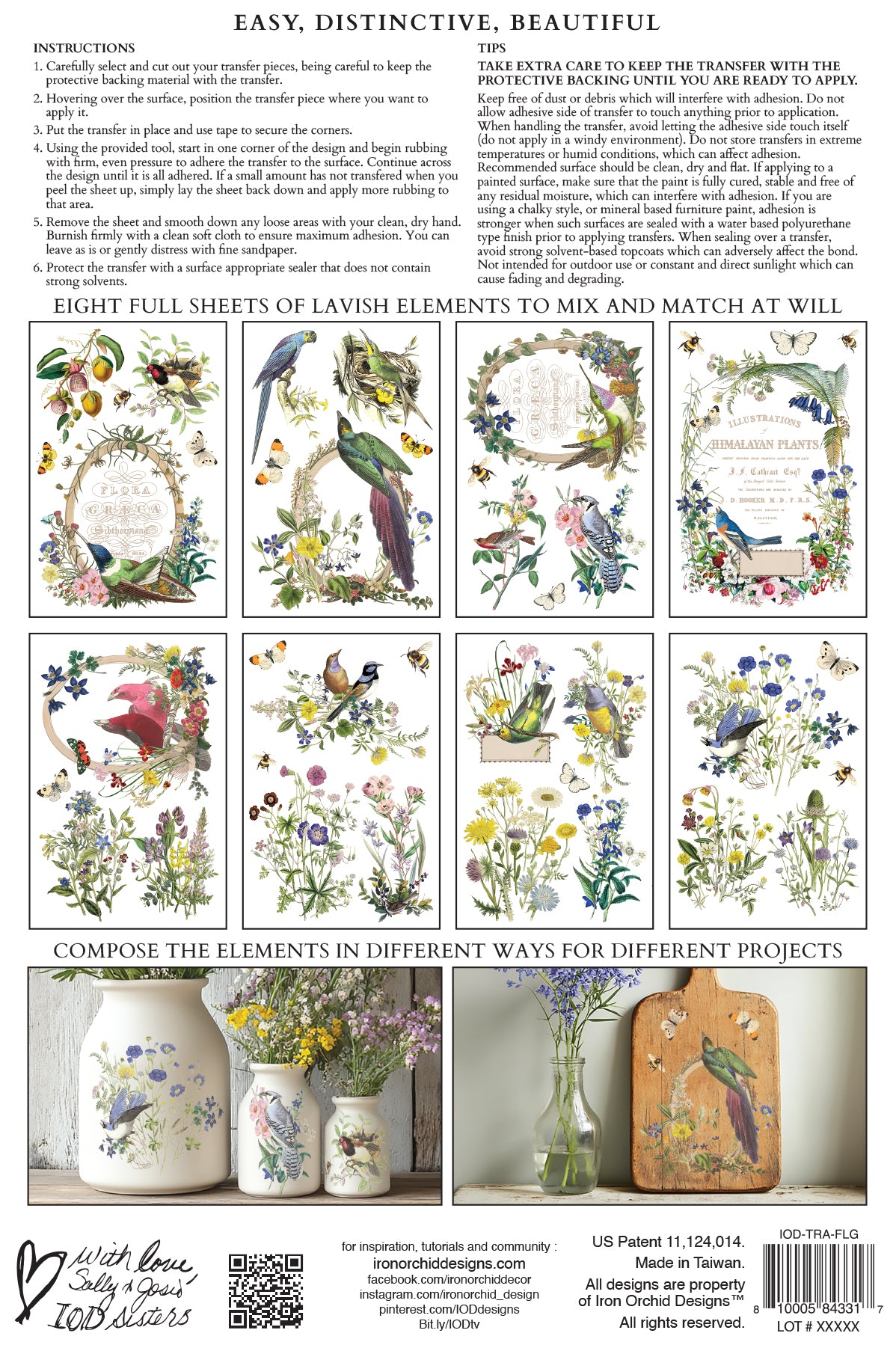 IOD Decor Transfer - Flora Greca