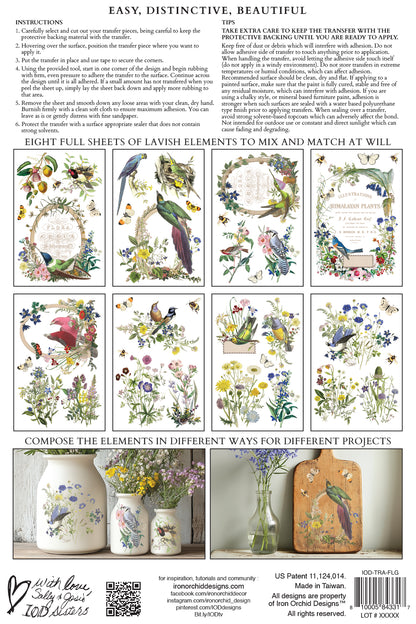 IOD Decor Transfer - Flora Greca