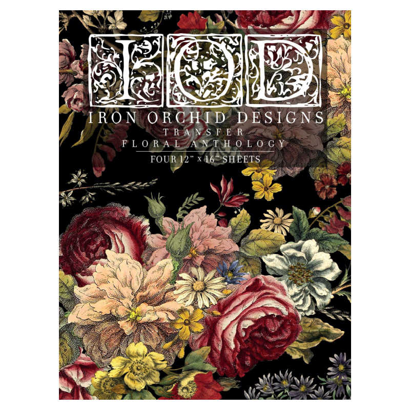 Iron Orchid Designs - Floral Anthology Transfer