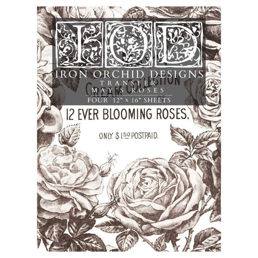 Decor Transfer - May's Roses By IOD
