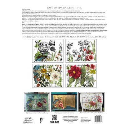 Iron Orchid Designs -  Midnight Garden Transfer