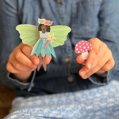 Make Your Own Fairy Peg Doll ( Great Stocking Stuffer )