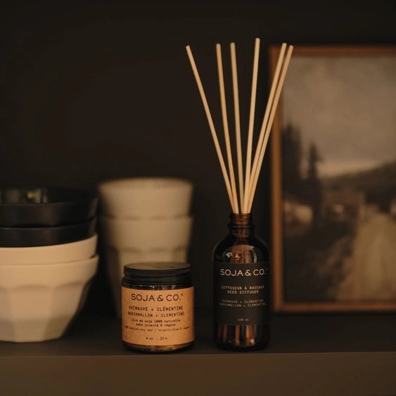 Soy Wax Candle | Marshmallow + Clementine