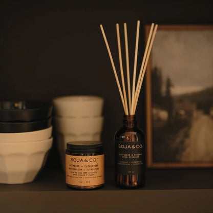 Soy Wax Candle | Marshmallow + Clementine