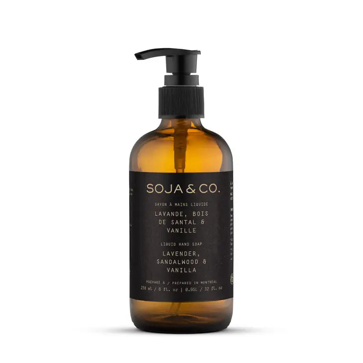 Soja & Co. Liquid Hand Soap | Lavender, Sandalwood & Vanilla