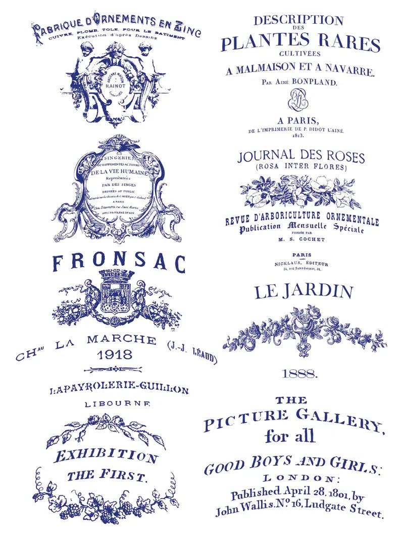 IOD Decor Transfer -Traditional Pots