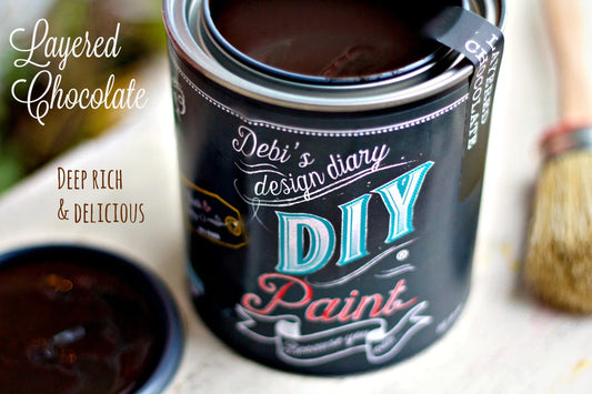 Layered Chocolate - Debi's DIY Paint