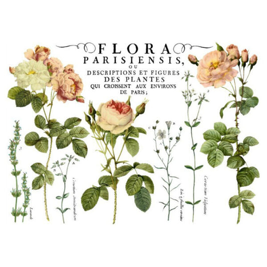 Flora Parisiensis IOD Decor Transfer