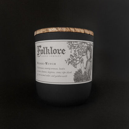 FOLKLORE CANDLE, HEDGE-WITCH — 10oz CANDLE