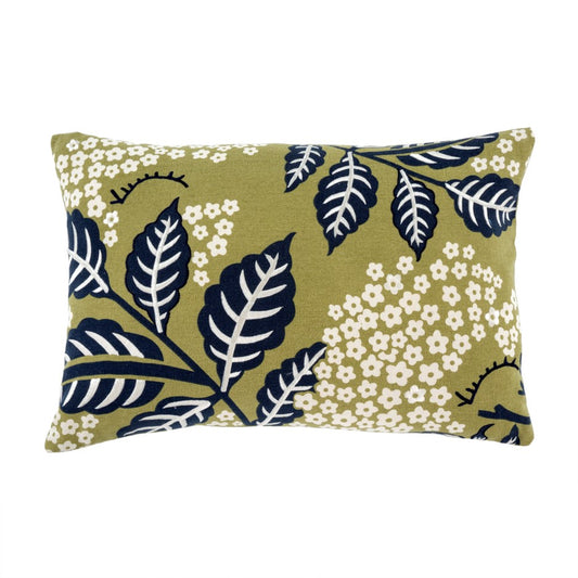 DECORATIVE PILLOW 16x24 PRINTTEMPS , NAVY