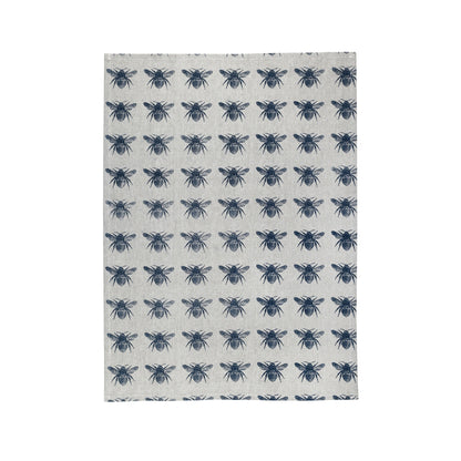 Tea Towel Pack Prussian Blue Honey Bee