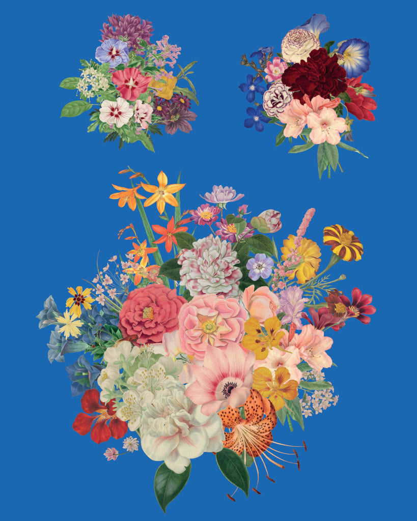 RHS DECOUPAGE PAPER FLORIBUNDA