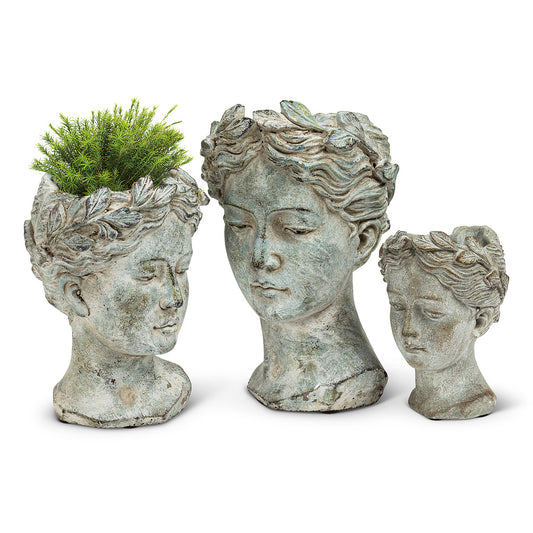 Goddess Head Planter/Vase