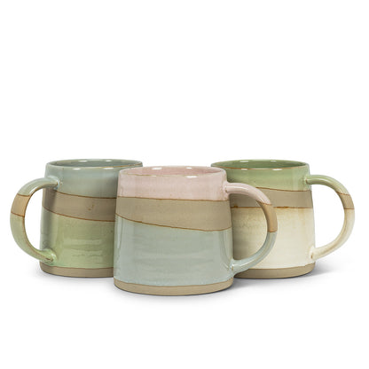 Rustic Style Blue Green Mug