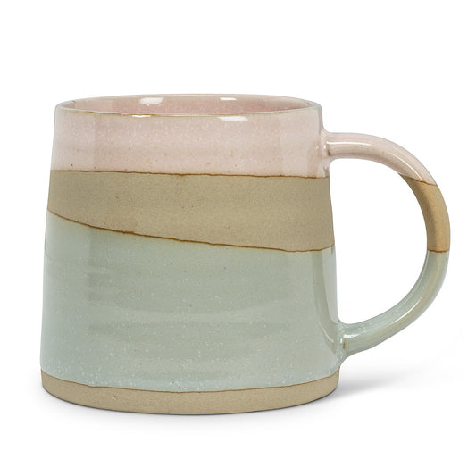 Rustic Style Pink Blue Mug