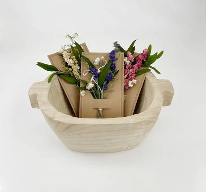 Eucalyptus & Purple Larkspur Mini Bouquet