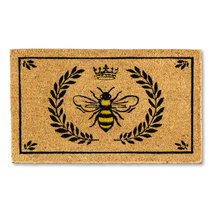 Bee in Crest Doormat