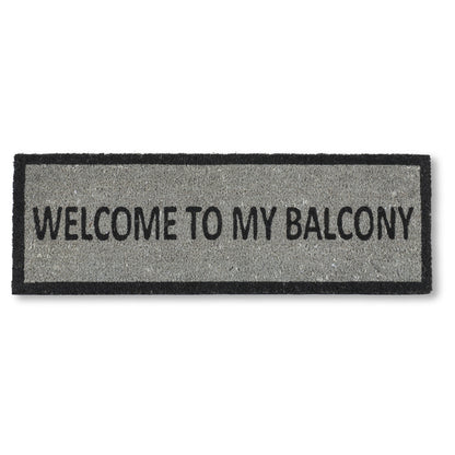 Welcome To My Balcony Small Doormat