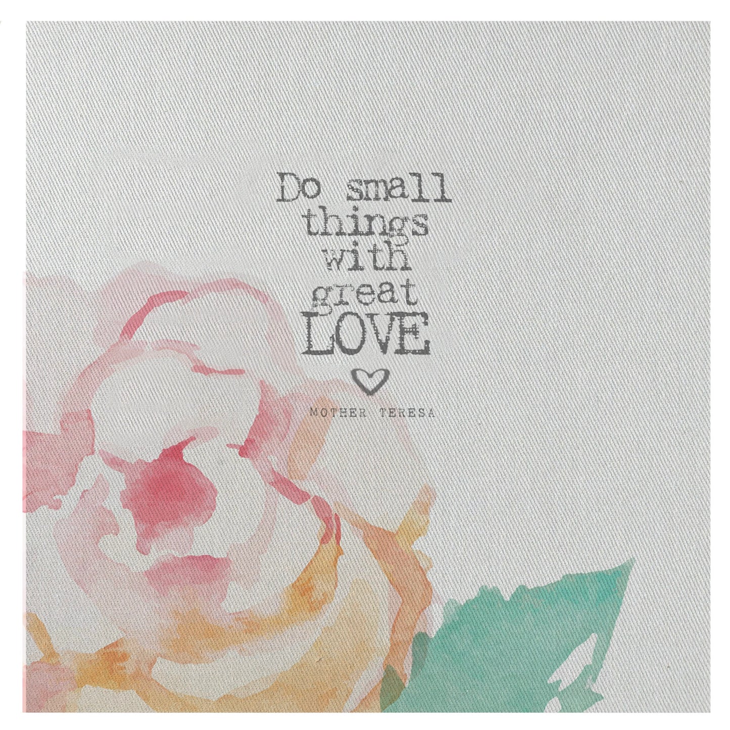 Mini Canvas, Do Small Things with Great Love, Shelf Decor