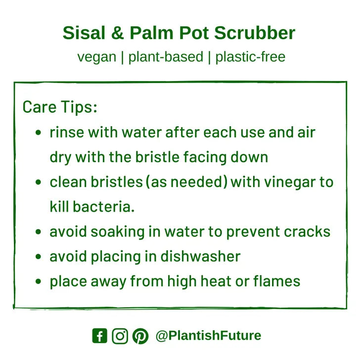 Sisal & Palm Pot Scrubber