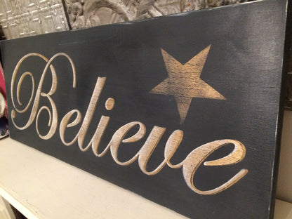 Believe Stencil