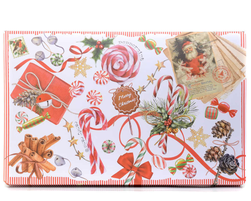 MICHEL DESIGN WORKS, PEPPERMINT PAPER PLACEMATS