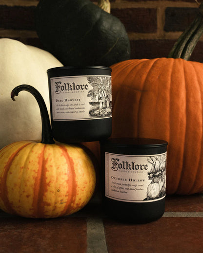 Folklore Candle, October Hollow — 10oz candle